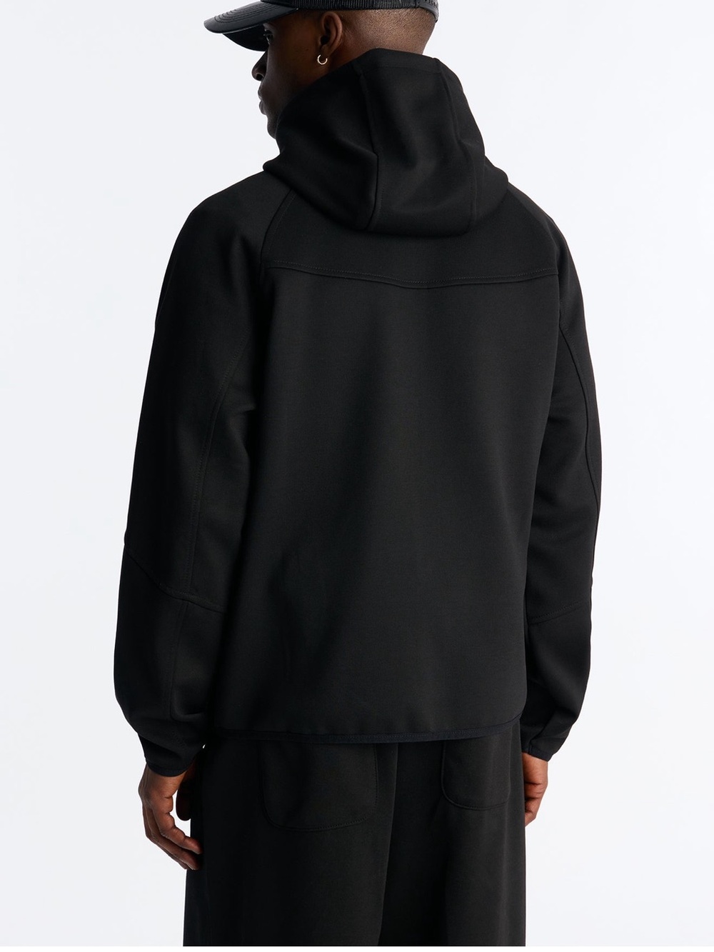 Black Zip up Hoodie